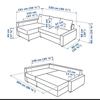 Sofá Cama Friheten Ikea Gris
