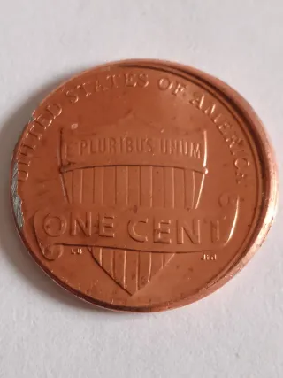 MONEDA 1 CENTAVO LINCOLN.2022.ERROR ACUÑACION.