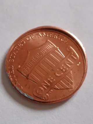 MONEDA 1 CENTAVO LINCOLN.2022.ERROR ACUÑACION.