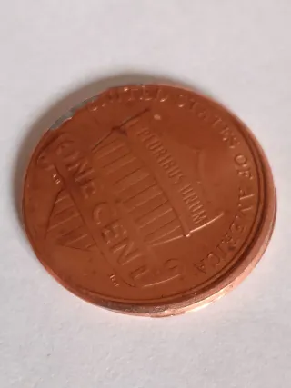 MONEDA 1 CENTAVO LINCOLN.2022.ERROR ACUÑACION.