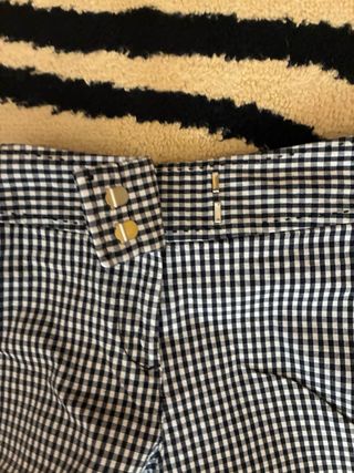 Pantalón corto cuadros vichy H&M Talla S