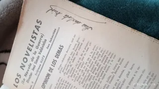 Novela antigua la opinión de los demás firma autor