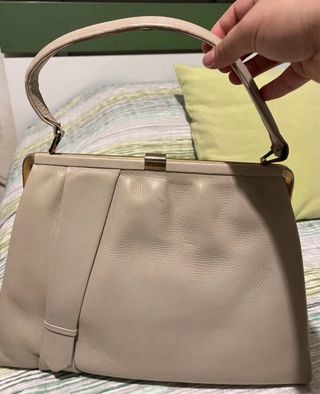 Coppia borse pelle eleganti vintage