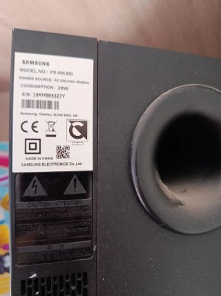 Barra de sonido negra