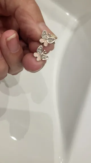 Pendientes de plata de ley 925 pequeños