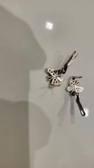 Pendientes de plata de ley 925 pequeños