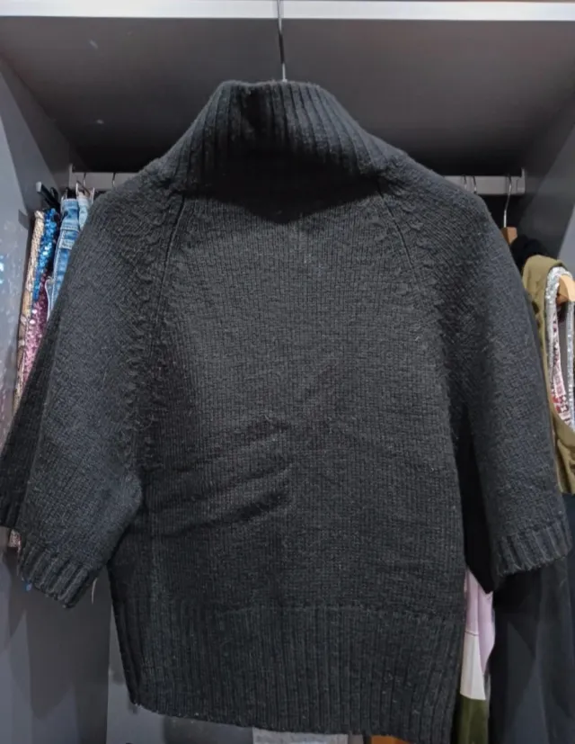 Cárdigan de Lana Negro