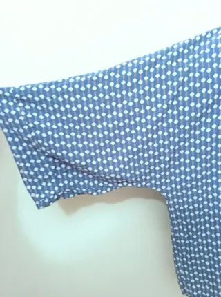 Chaqueta kimono estampado puntos.