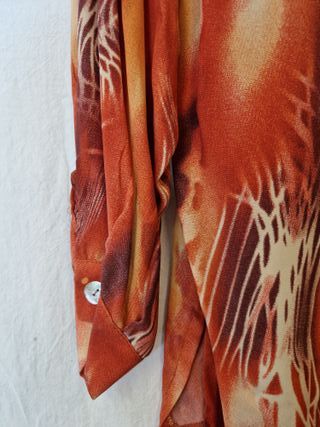 Camisa manga larga estampada