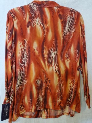 Camisa manga larga estampada