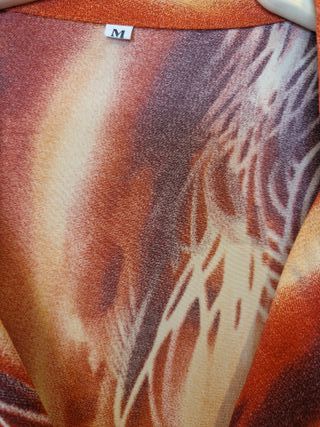 Camisa manga larga estampada