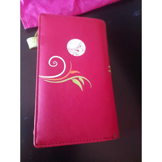 Cartera MEN KAI búho roja y verde