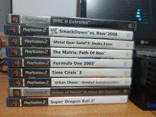 Consola Sony PS2 Negra + Accesorios