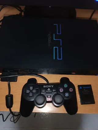 Consola Sony PS2 Negra + Accesorios