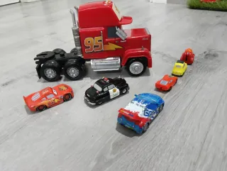 Lote de 7 coches de juguete colección cars