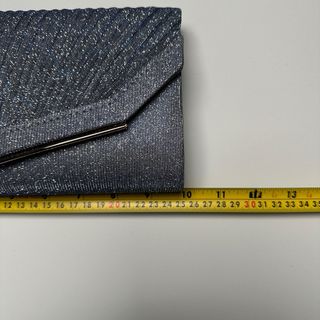 Bolso de fiesta azul degradado