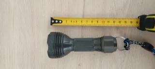 Linterna buceo Dragon sub. 12cm. + Batería extra