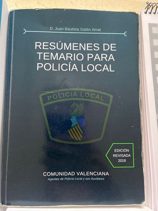 Libros test de policia local