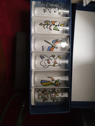 Juego Vasos Cristal Diseño Arteco