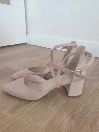 Zapatos Graceland rosas tacón bajo