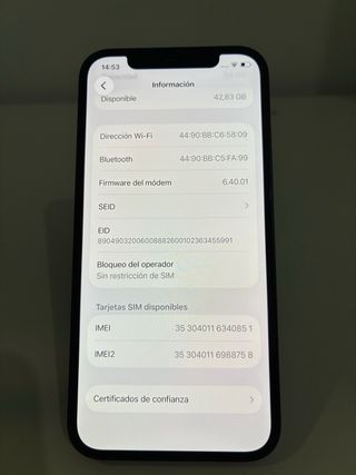 iPhone 12 64GB Negro