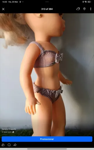 Conjunto lencería Nancy