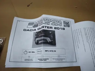 Defensa aluminio Trasera Dacia Duster 2018