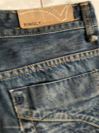 Shorts cargo in denim Singly vintage