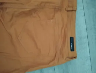 Pantalón mujer color mostaza