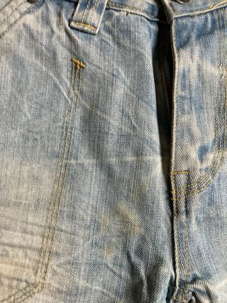 Shorts in denim vintage lavaggio sabbia