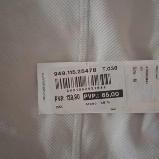Bañador Calvin Klein Beige Talla M