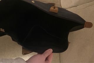 Bolso Longchamp L Negro y Marrón