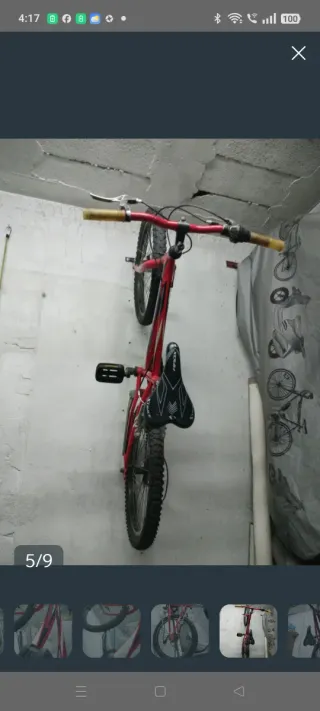 Bicicleta infantile California rossa