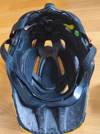 Casco infantil Rockbros naranja y azul