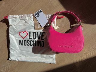 Bolso Love Moschino Limitado Original Fucsia