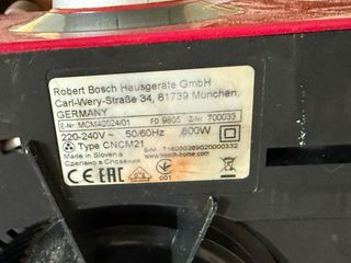 Bosch MCM42024/01 por piezas