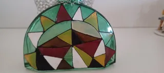 Bottiglia decorata stile vintage