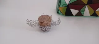 Bottiglia decorata stile vintage