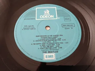 Vinilo The Beatles - Que noche la de aquel día