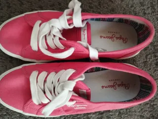 Zapatillas Pepe Jeans Lona Rosa Talla 37