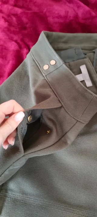 Falda corta verde H&M