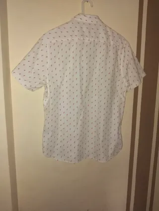 Camisa Denim and Flower Flamencos