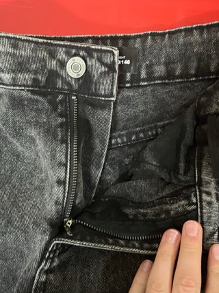 Jeans neri effetto stone wash