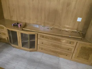 Mueble de salón modular madera