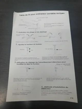 Mesa Portátil Cama Plegable