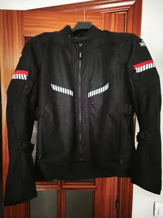 Chaqueta Moto Verano Negra