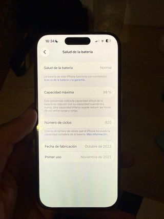 iPhone 15 Pro Negro/Azul Marino