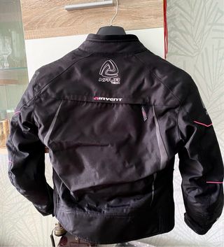 Chaqueta Moto Mujer Nava Tech Negra Talla XS