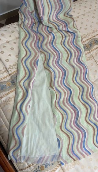 Vestido Zara palabra de honor abertura lateral