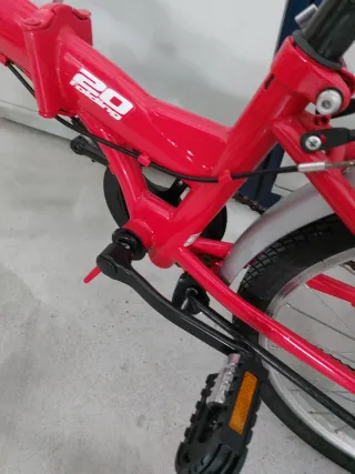 Bicicleta Plegable Roja